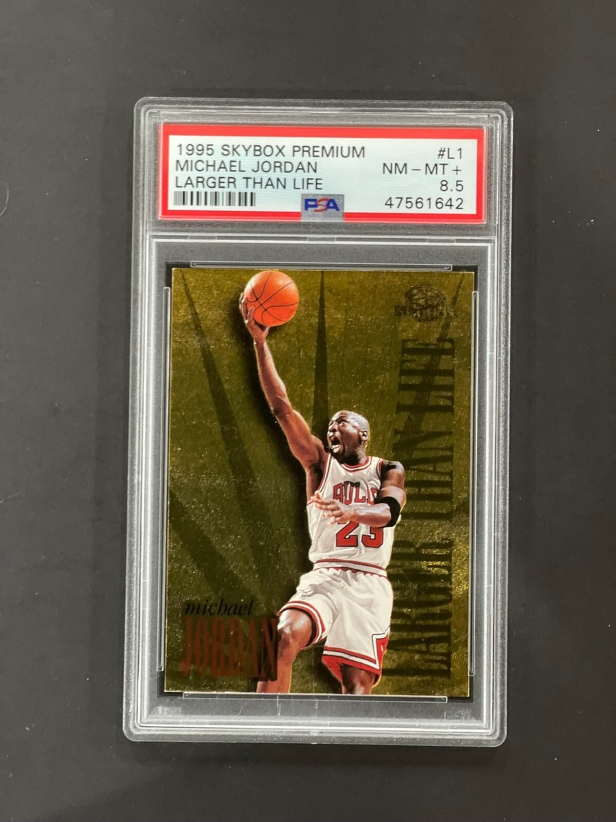 1995-96 Skybox Larger Than Life - MICHAEL JORDAN #L1 - PSA 8.5 