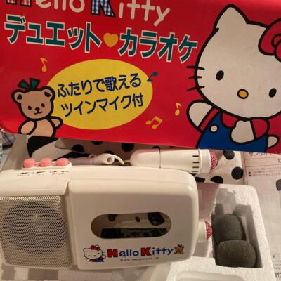 Hello Kitty デュエット・カラオケ 2215 ハローキティ缶型スピーカー