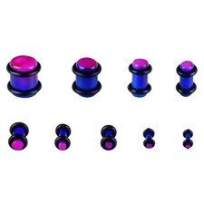 18pcs Acrylic O-Ring Ear Plugs Gauge Stretcher Kit Expander 14G-00G Earrings Set