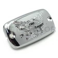 Chrome Brake Fluid Reservoir Cap Cover "Free Spirit" For 1991-2008 Honda Shadow