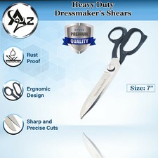 7" HEAVY DUTY STAINLESS STEEL TAILOR UPHOLSTERY SCISSORS Shears Utlity Sewing
