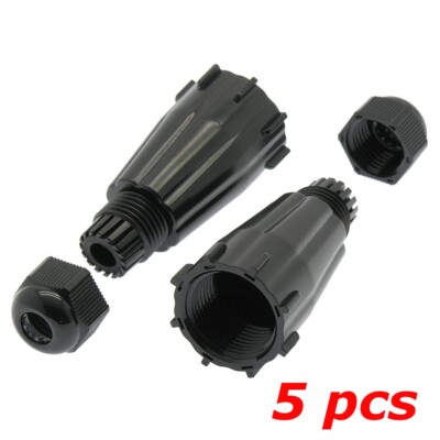 5 PACK - RJ45 Outdoor IP67 Waterproof CAT5e CAT6 CAT7 Ethernet Patch Cable Cap