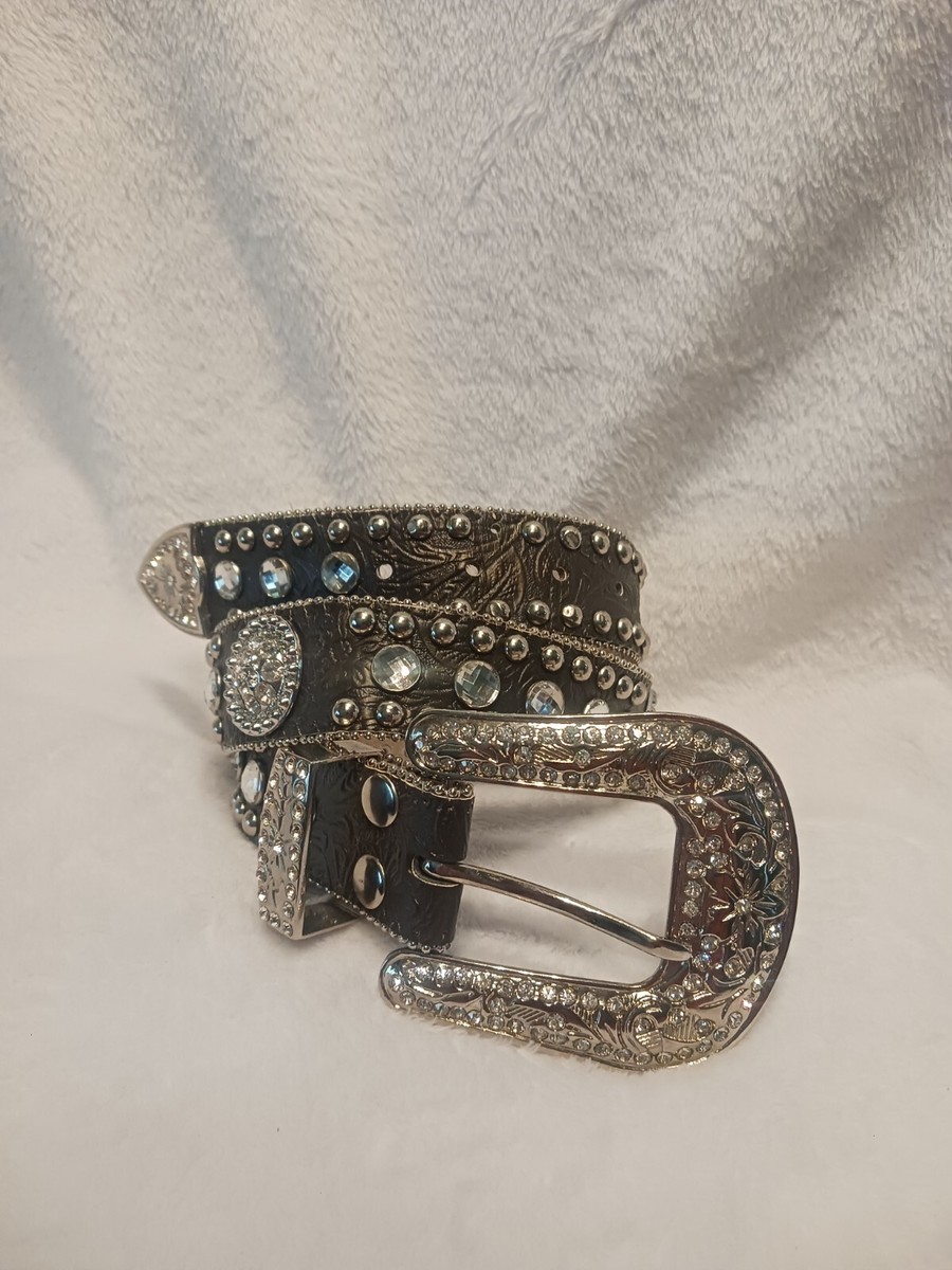 Blazin Roxx Womens Jeweled Western Rodeo Leather