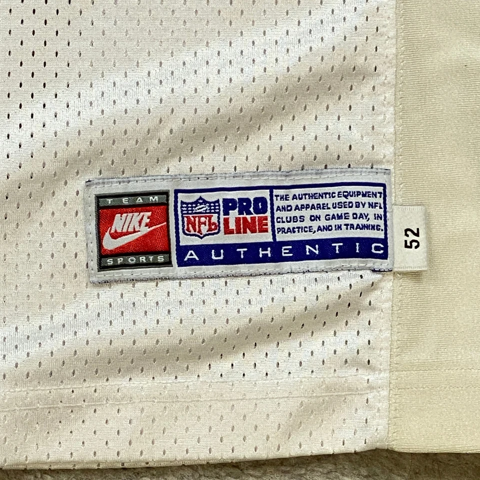 Vintage Dallas Cowboys Leon Lett Authentic Replica Jersey 52 2XL XXL White Blue - Image 4 of 4