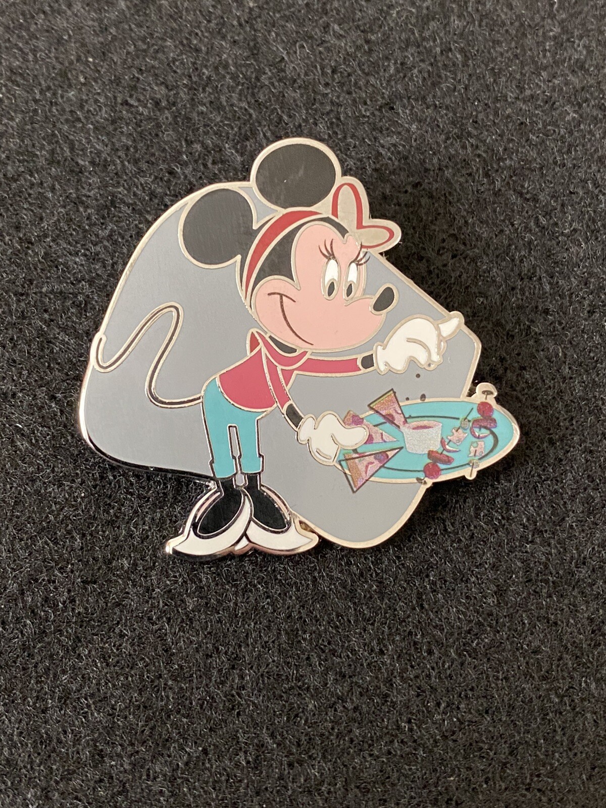 2022 Disney's Food & Wine Festival Mystery Pin - Minnie Mouse with Pizza Slices