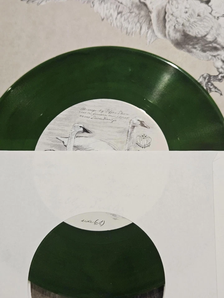 Sufjan Stevens Seven Swans *Red Swirl* Vinyl LP + BONUS GREEN 7" RARE OOP Foto 3 de 3