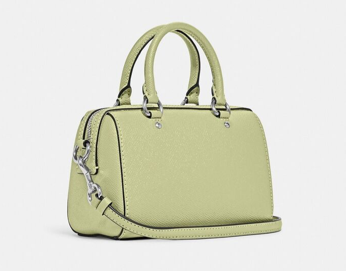 6月★COACH★Mini Rowan Crossbody C9947 C9950 Coach Mini Rowan Crossbody Leather Satchel ~NWT~ C9950 Lime