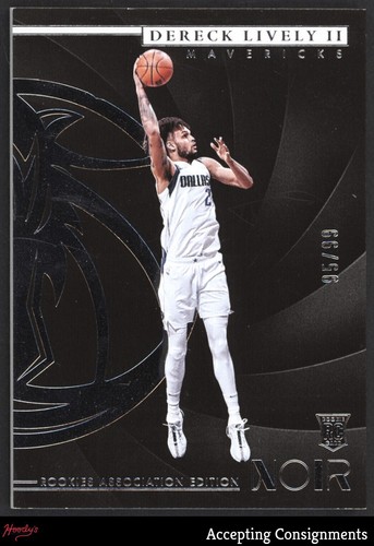 2023-24 Panini Noir #170 Dereck Lively II 95/99 Association ROOKIE RC MAVERICKS