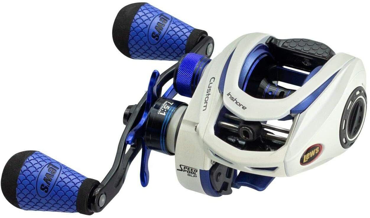 baitcast reel shisimo Bates Fishing Co. The GOAT SWM 200 The Summit baitcast reel contains a 5+1 bearing system Lew's CI1SH Custom Inshore Speed