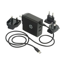 HP USB-C Power Delivery PD 45W Charger with 2 USB-A Ports