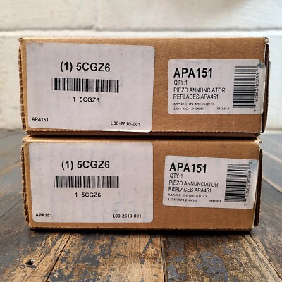 SYSTEM SENSOR APA151 DUCT DETECTOR REMOTE ANNUNCIATOR WITH PIEZO - NEW - 2 AVAIL