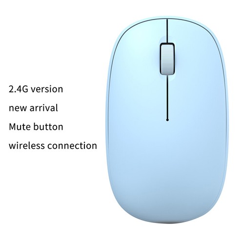 1 Pcs NEW 2.4G Wireless Mute Mouse USB Optical Ergonomics Laptop Mouse - Afbeelding 11 van 17