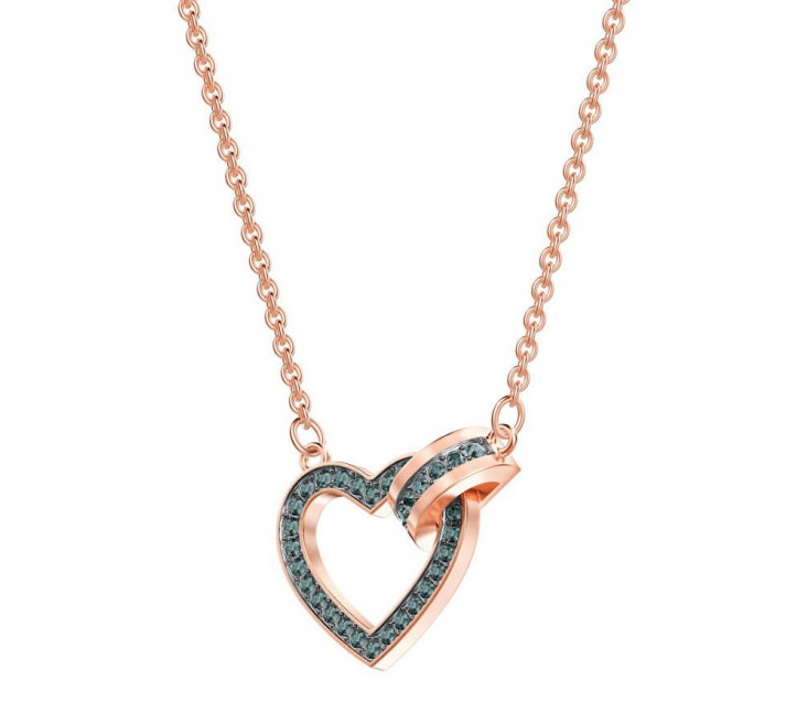 ★SWAROVSKI★Lovely Necklace ハート パヴェクリスタル Lovely necklace, Heart, White, Rose gold-tone plated | Swarovski