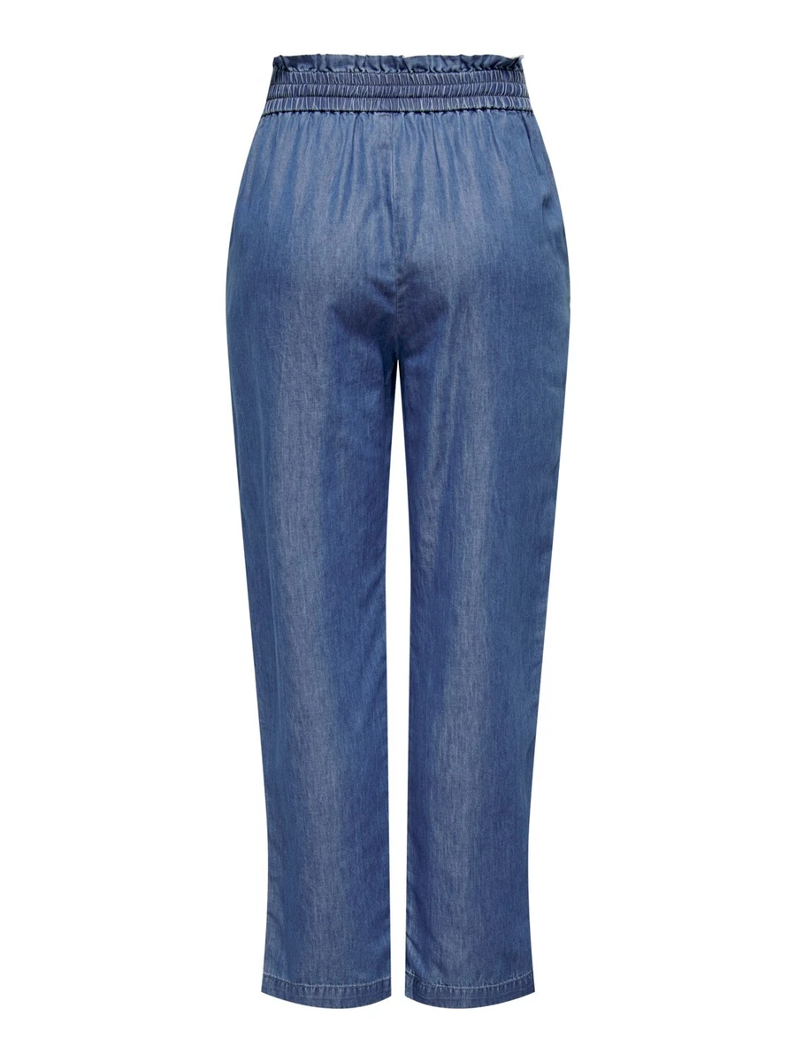 ONLY Pantaloni Jeans donna larghi leggeri onlBEA Blue Denim eBay