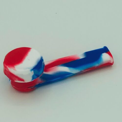 Pipa Kentucky Smoke Shop Pipa Per Fumatori In Silicone Con Ciotola In Vetro E Coperchio Effetto A 1083043