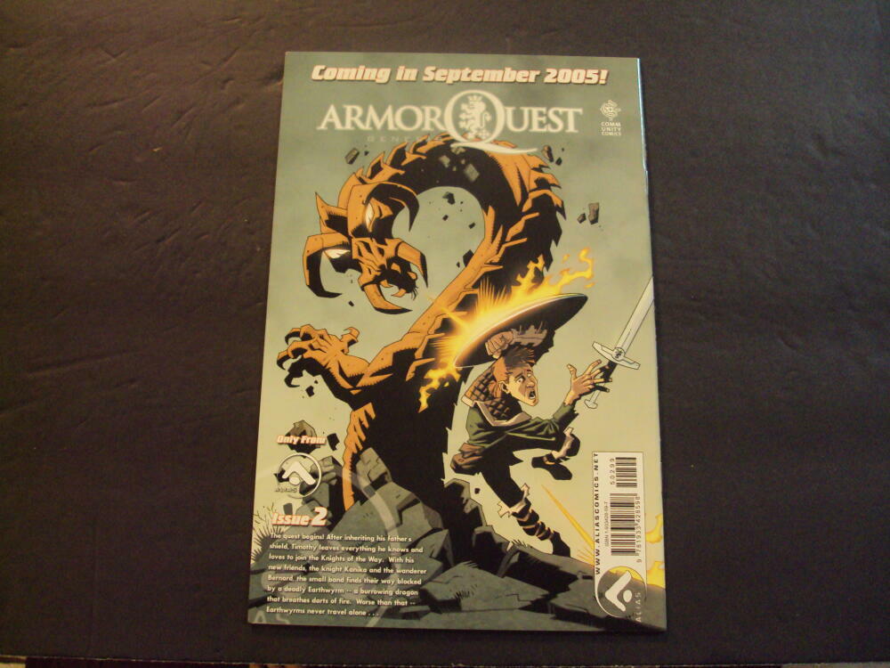 Armor Quest Genesis #1 Modern Age Comm Unity Comics ID:76460
