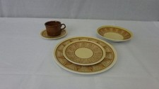 Vintage Taylor Smith & Taylor Honey Gold 5 piece place setting