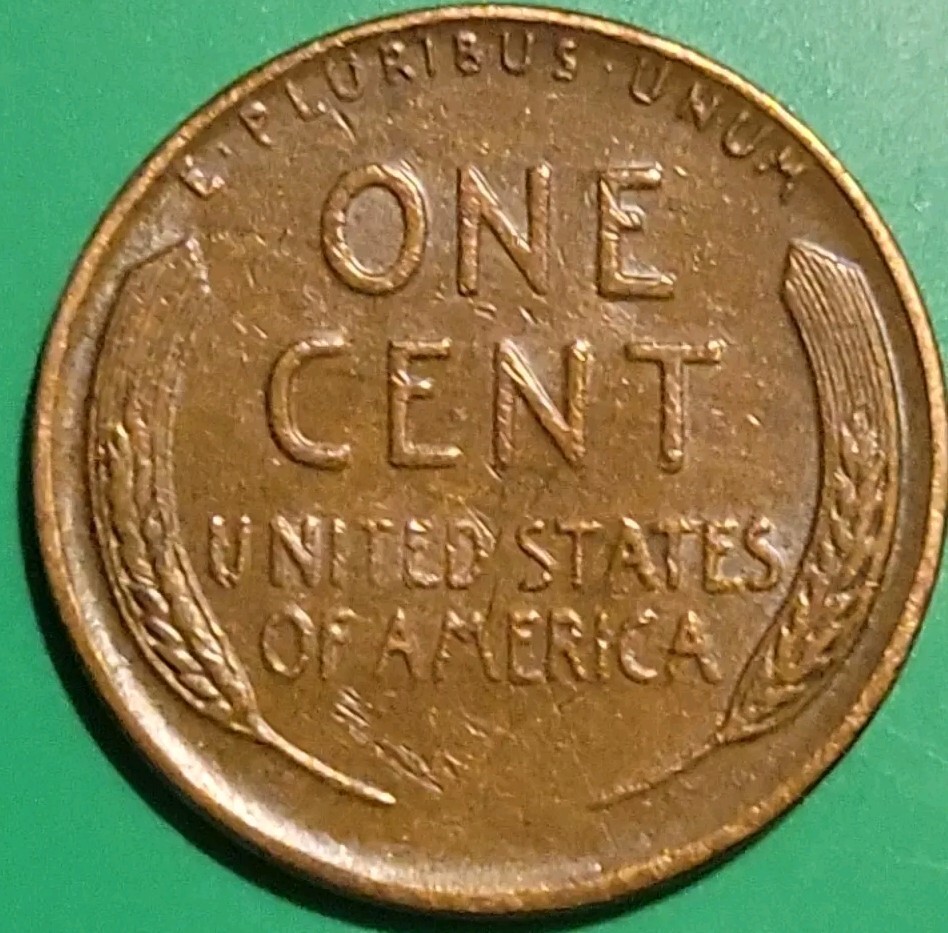 1956 D Lincoln Wheat Cent Strikethrough {Unknown Object} Error