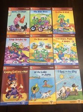 Lot Of 9 Leap Frog Leap Reader Early Reading Series Consonants  Short/ L Vowels
