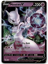 2022 Sword & Shield - Pokémon GO Mewtwo V Basic/Rare Holo V #30 FOIL / HOLO on eBay