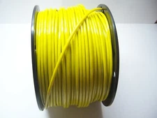 YELLOW Vinyl Coated Cable Wire Rope, 1/8" - 3/16", 7x7: 25, 30, 40, 50 ft