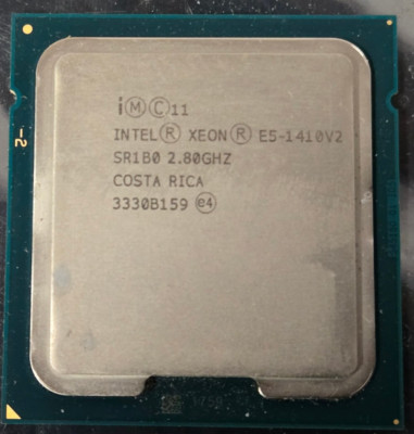 Intel Xeon E5-1410V2 SR1B0 2.8 GHz 20MB 8 core LGA 2011 B Grade CPU Processor