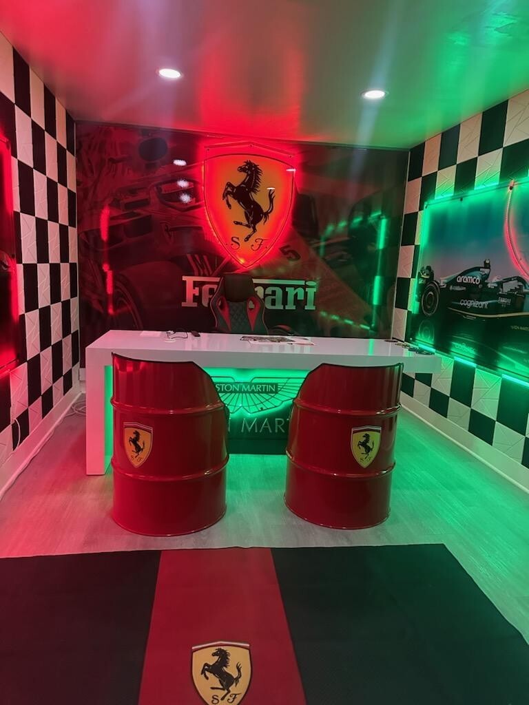 Ferrari Inspired Oil Barrel Chair/Seat 