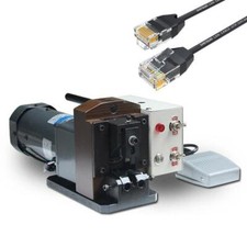 Tele line network cable crystal head auto crimping machine 8P8C crimping machine