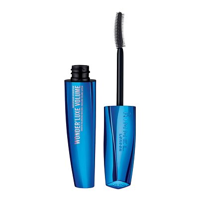 RIMMEL LONDON Wonder'Luxe Volume Mascara, 001 Waterproof Black, 0.37 Fluid Ounce