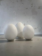 1970 VIANNE 3 LAMPES OEUF OU UEVO POST-MODERNISTE SPACE-AGE Motte Arteluce 