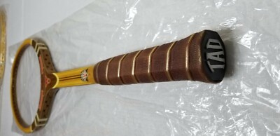 RAQUETTE DE TENNIS vintage en bois Davis Imperial Deluxe cuir EUR 406,41 - FR