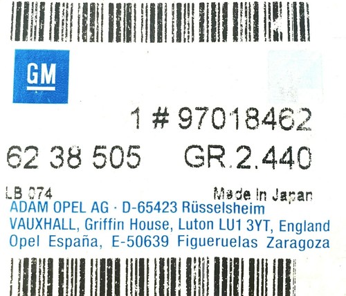 Corno segnalatore relè originale Opel GM Monterey A/B - 97018462 - Foto 2 di 6
