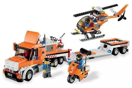 NEW Lego Town City 7686 Helicopter Transporter SEALED