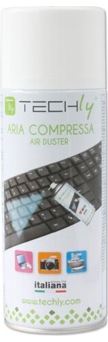 Techly Cleaner IT Bomboletta Aria Compressa Spray Pulizia 400ml ICA-CA 100T