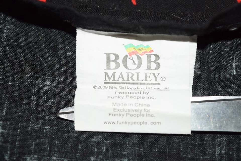 Tapiz de pared de algodón vintage Bob Marley Image One Love Funky People 2009 Foto 3 de 4