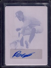 Rene Ramirez Jr. BA-RRJ 2021 Leaf Perfect Game 1/1 Magenta Printing Plate Auto