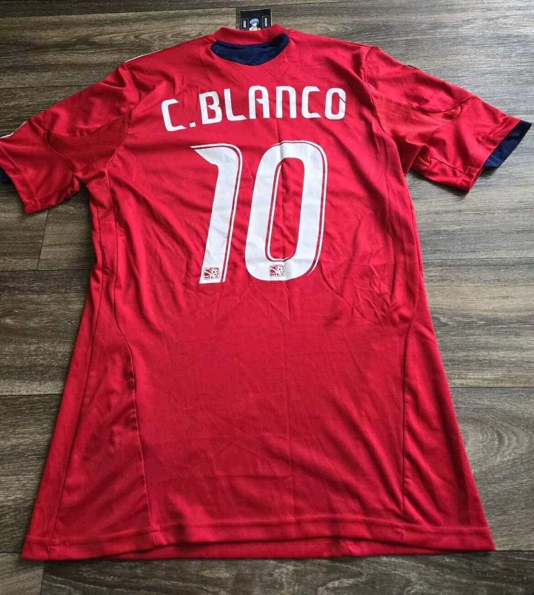 Adidas Chicago Fire 08/09 Home Cuauhtemoc Blanco Futbol Soccer