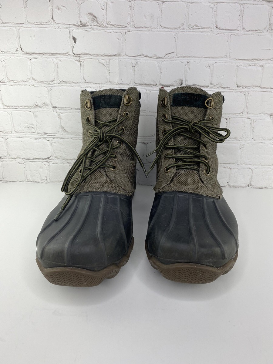 Sperry Men Duck Boots Avenue Duck Cordura Olive Water Resistant STS18187 Amazon.com | Sperry Men main image 3