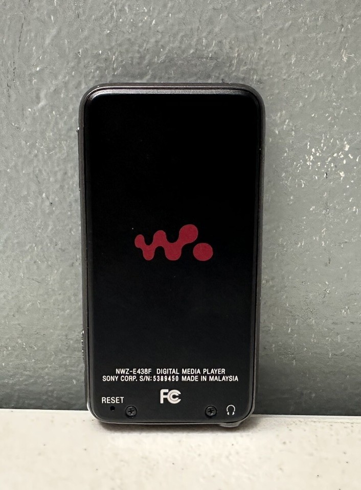 Sony Walkman NWZE438F (8GB) Digital Media MP3 Player Black Bundle Near