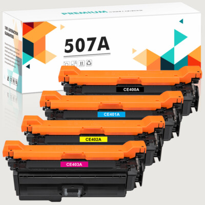 4PK CE400A -3A Toner Set for HP 507A LaserJet Pro 500 Color M551dn MFP M575dn