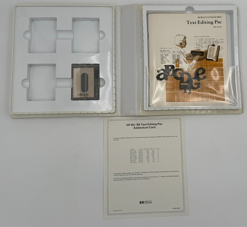 Hewlett Packard Series 85 software suite - manuals, cases and software! - Afbeelding 6 van 10