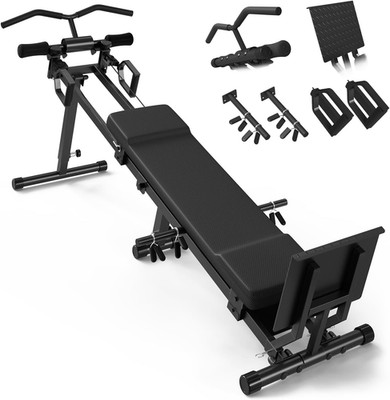 GMWD Total Home Gym with Detachable Footplate,Swing Attachment and Weight Holder