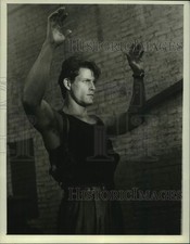 1987 Press Photo Actor Michael Pare stars in "Houston Knights" - nop62002