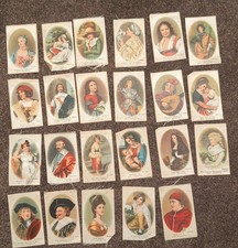 23 job lot of B.D.V. Silks Cigarette Cards