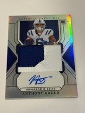2024 Panini National Treasures Anthony Gould #201 Premium RPA Patch Auto /35