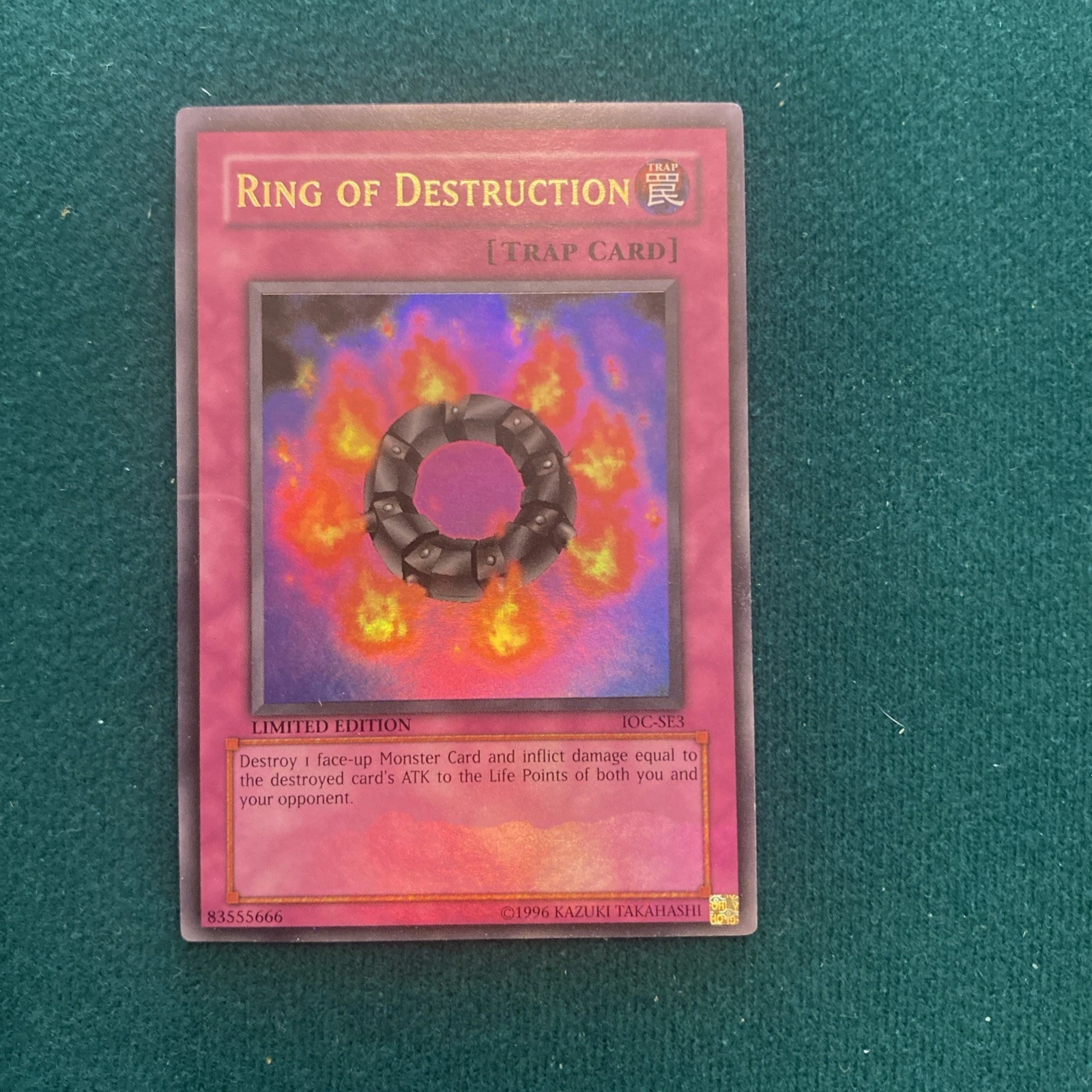 Deal for Yugioh Ring Of Destruction IOC Limited Edition Lp Misprint