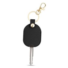Leather Car Key Cover, Key Covers for Car Keys, Broken Key Protector with Black