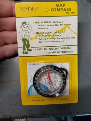 Compass Precision YCM Liquid Filled See-Through Capsule Vintage JAPAN NOS
