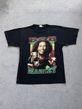 Vintage Bob Marley T Shirt XL Smile Jamaica Rap 