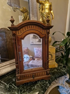 Ancienne Armoire De Poupée Début XX Ème S - Photo 1/4